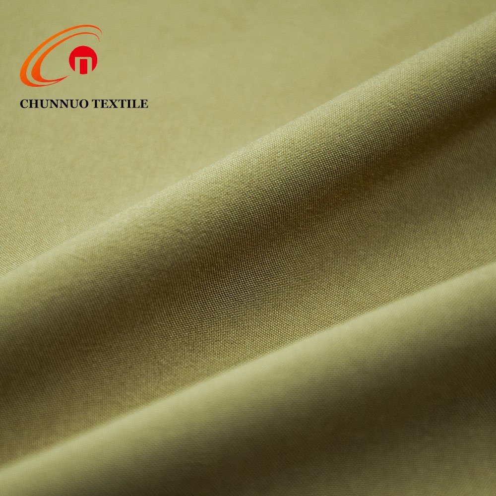 Hot Sale cheaper woven fabric 100% Polyester fabric colour plain colour for woman trousers