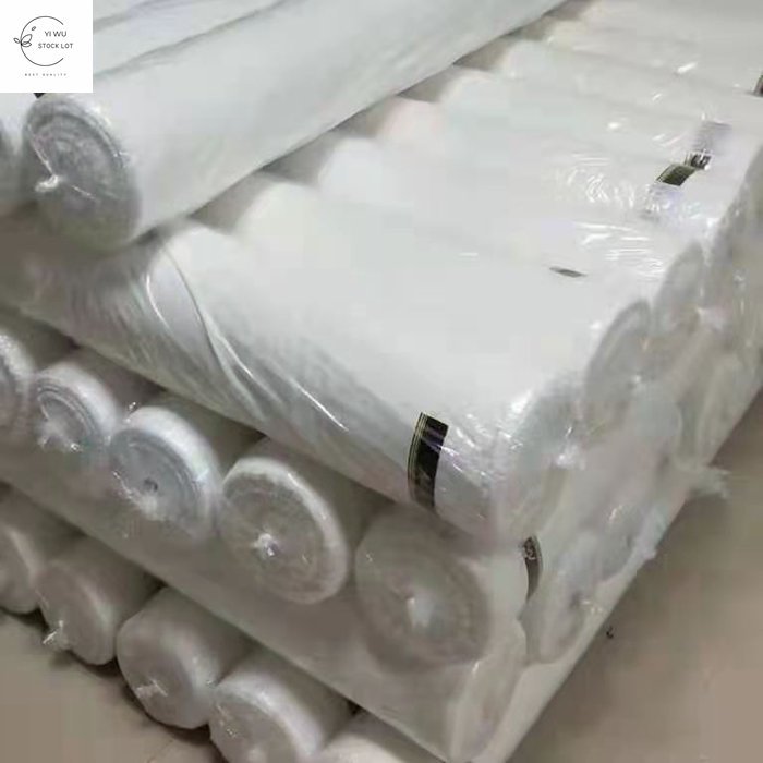 100 Polyester warehouse chiffon pearl plain dyed in stock lot