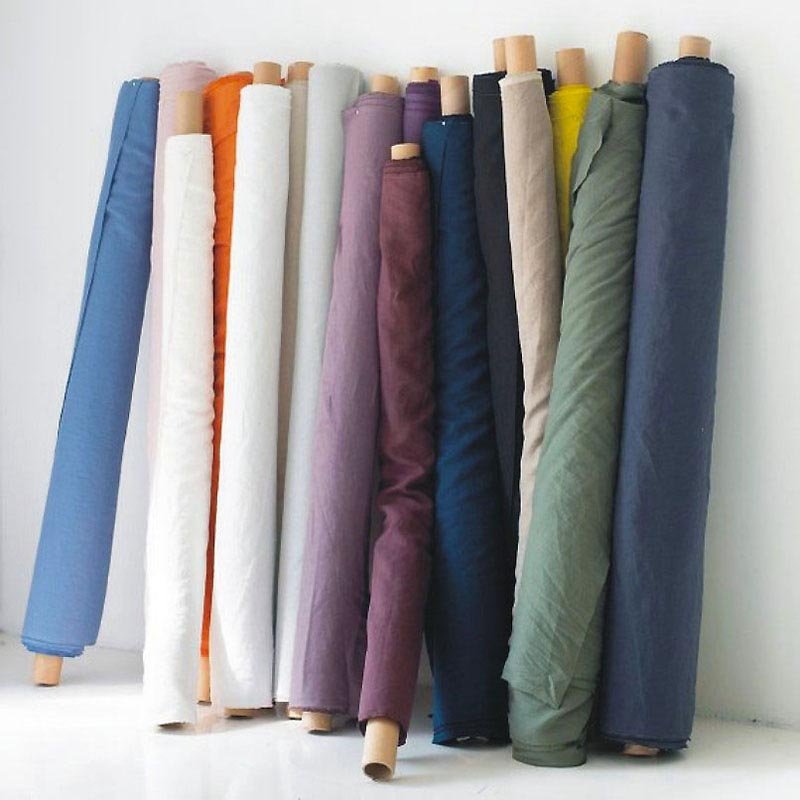 2024 hot selling Oeko-tex flax printed pure wholesale 100% linen fabric for clothing tela de lino puro
