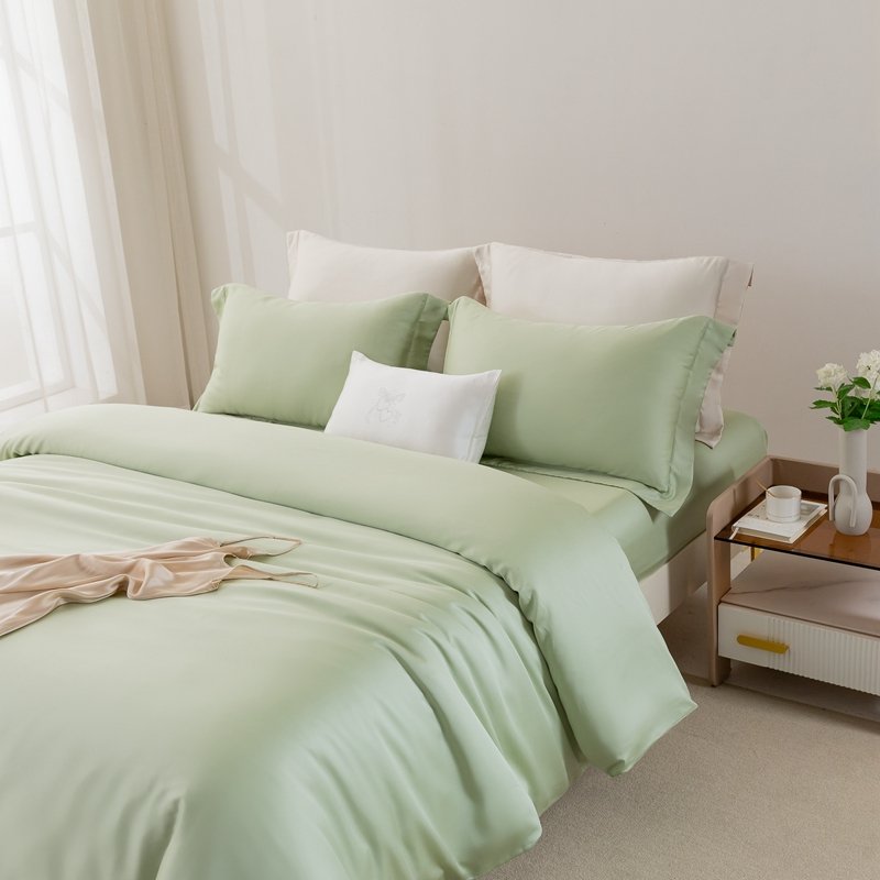 Oasis Luxury high quality bamboo sheet set European standard white king size house&home organic bamboo sheets wholesale