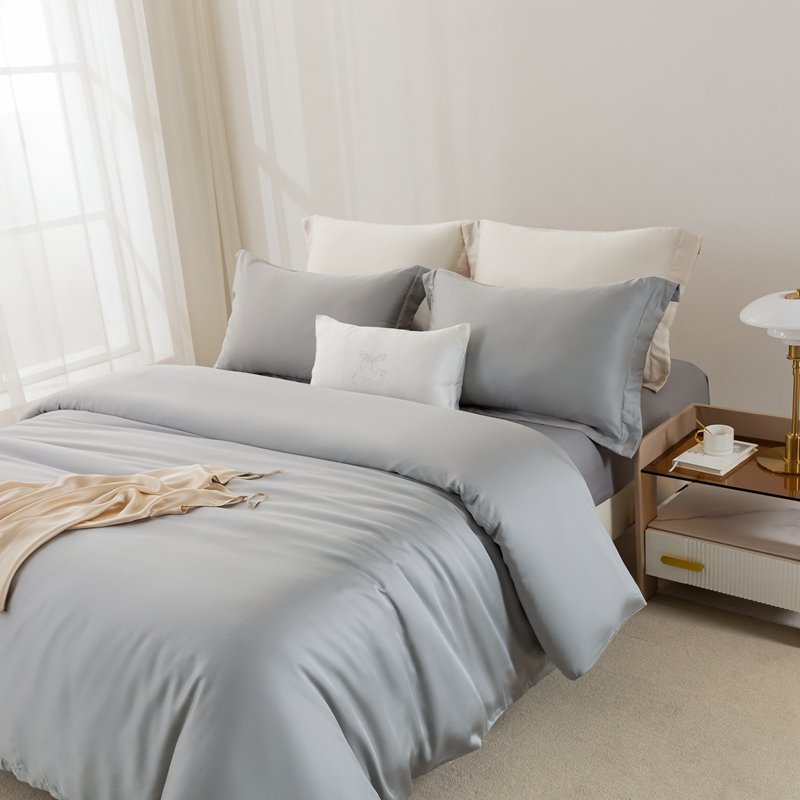 Oasis Luxury high quality bamboo sheet set European standard white king size house&home organic bamboo sheets wholesale