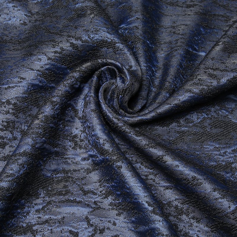 2020 new design Arabic polyester acrylic cashmere wrinkling 3D dimensional jacquard women fabric for garment