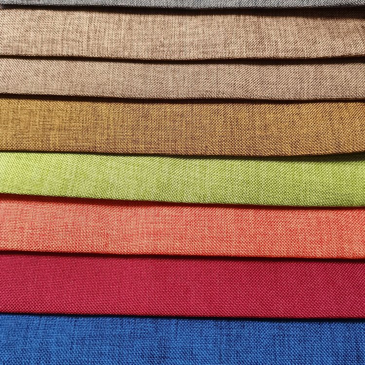 100 Linen Sofa Fabric Printed Linen Fabric Wholesale Flax Linen Sofa Upholstery