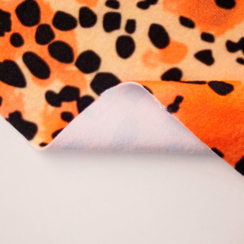 Factory direct sale bamboo print cotton fabric 70%bamboo30%cotton 250gsm bamboo fabric for babay cloth