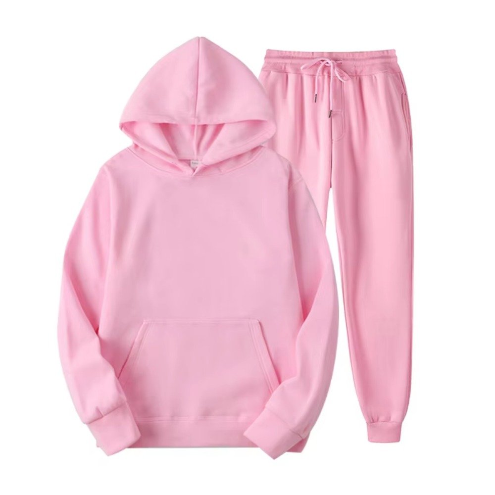 Custom Women's Mens Oversize Pullover Hoodies Sweatshirts Sweatsuits Set Fabric 100% Cotton