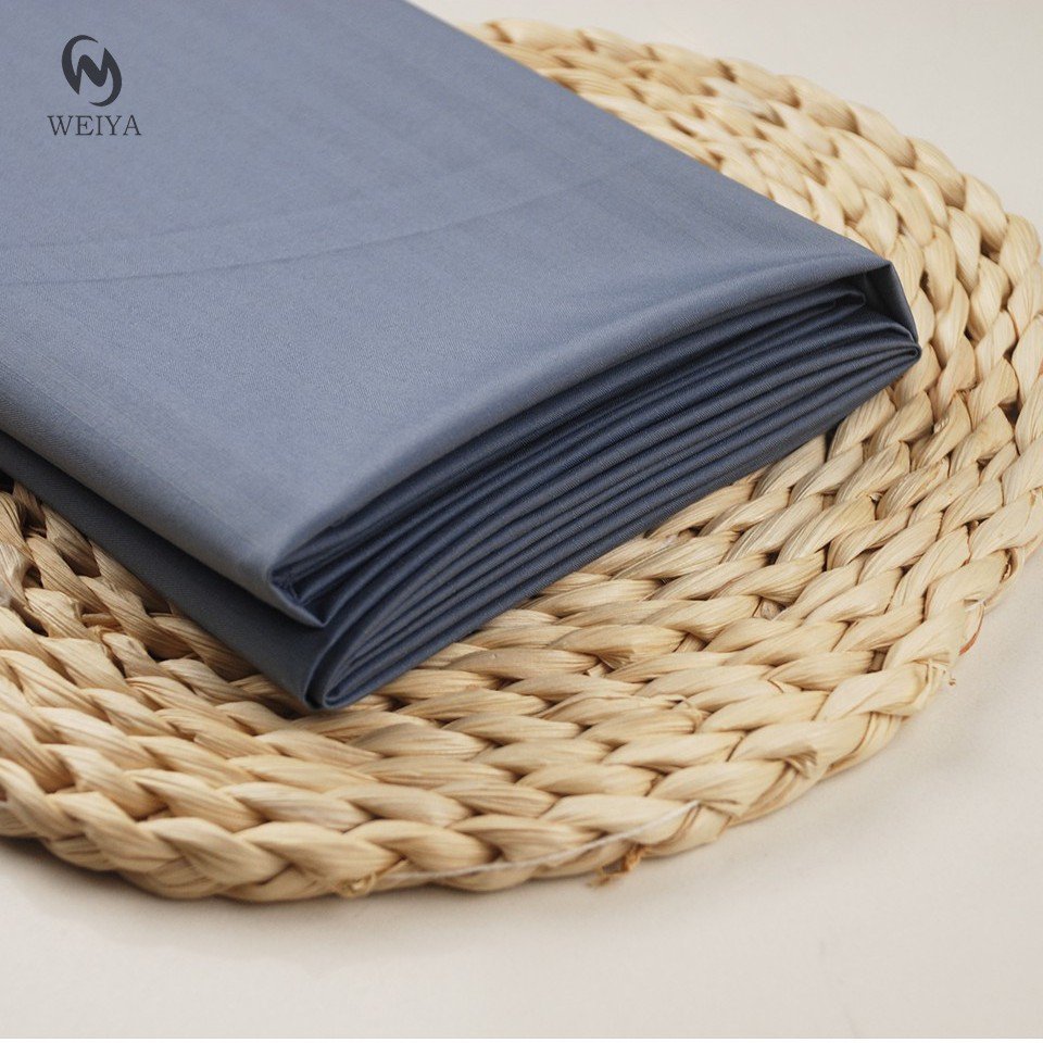 Stretch uniform workwear cavalry herringbone blended spandex polyester bamboo fiber fabric