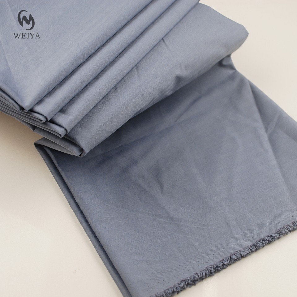 Stretch uniform workwear cavalry herringbone blended spandex polyester bamboo fiber fabric