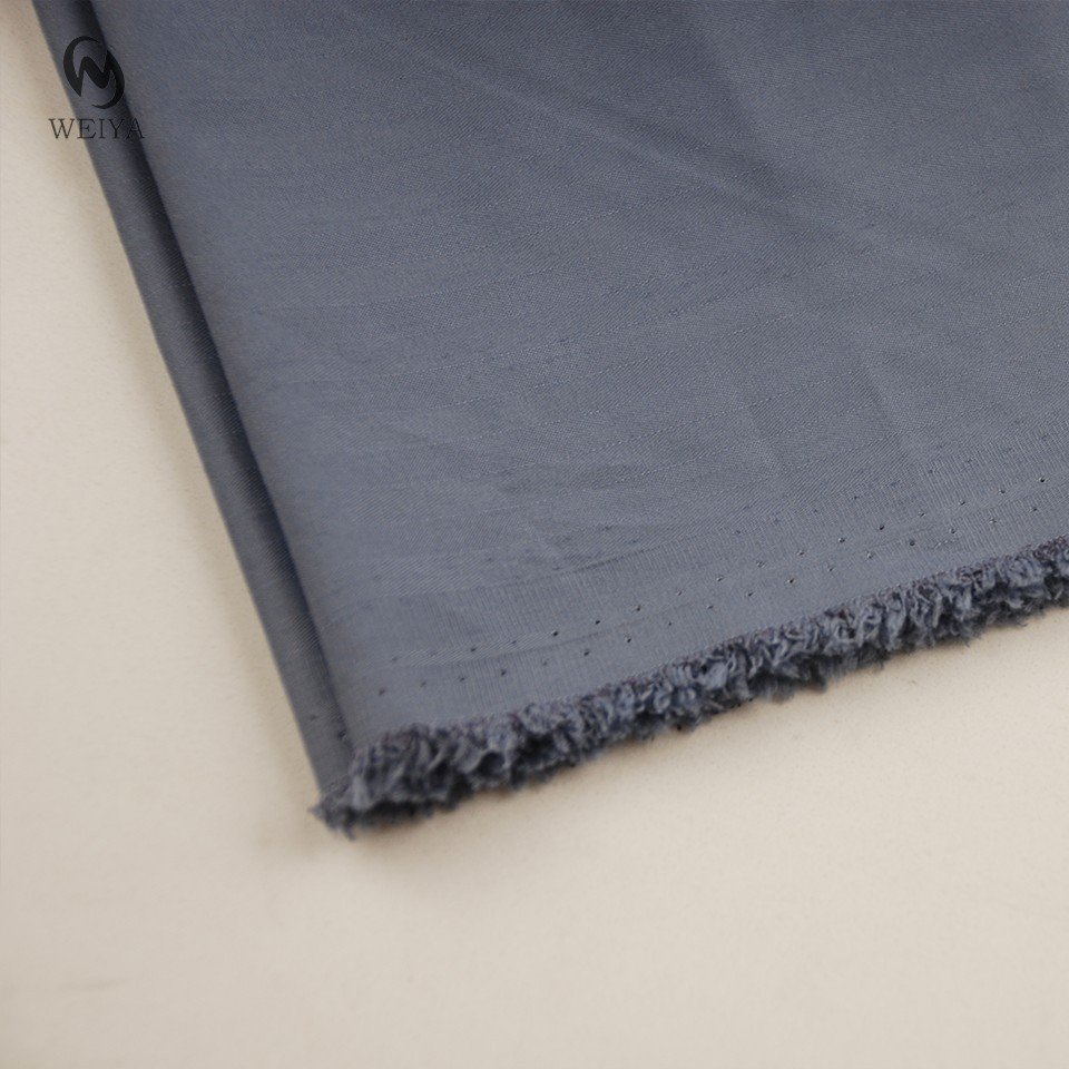 Stretch uniform workwear cavalry herringbone blended spandex polyester bamboo fiber fabric