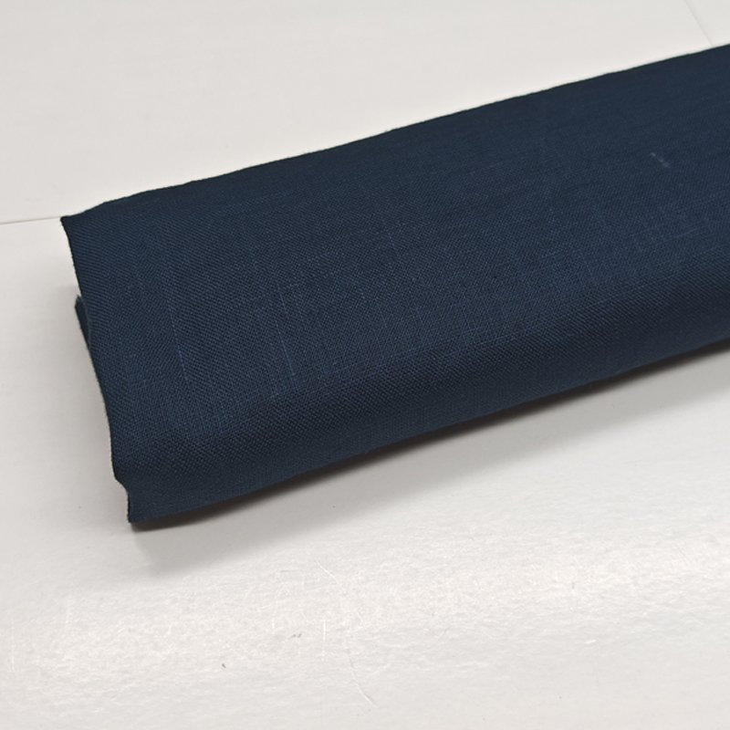 High Quality Latest Fashion Pattern Weave Nature 100 Percent Organic Linen Fabric Shirt For Men And Women
