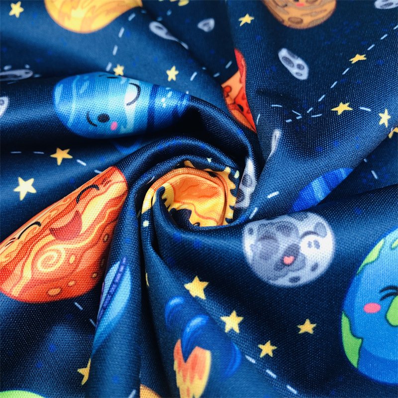 New Design Digital Printing 100% Polyester Waterproof PUL Fabric For Diaper Accept Customization