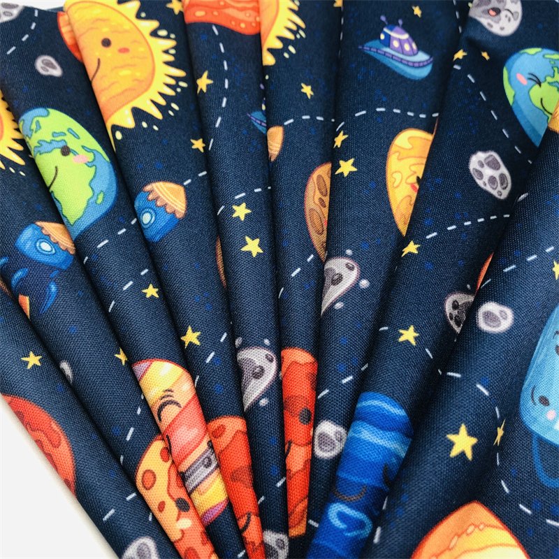 New Design Digital Printing 100% Polyester Waterproof PUL Fabric For Diaper Accept Customization