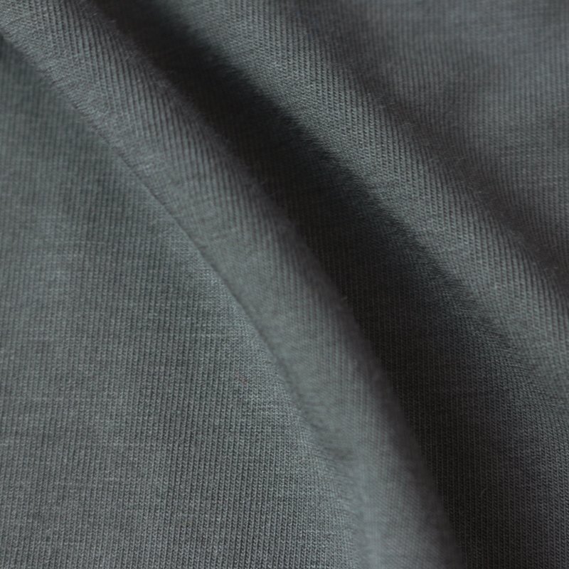 Solid Color 64% Bamboo 28% polyester 8% spandex single jersey Plain Dyed knitted fabric for t-shirt sportswear