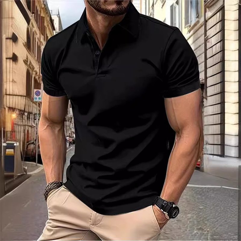 High Quality Regular-Fit Quick-Dry Embroidered Cotton Bamboo Fabric Breathable Casual Styles for Summer Men's Golf Polo Shirt
