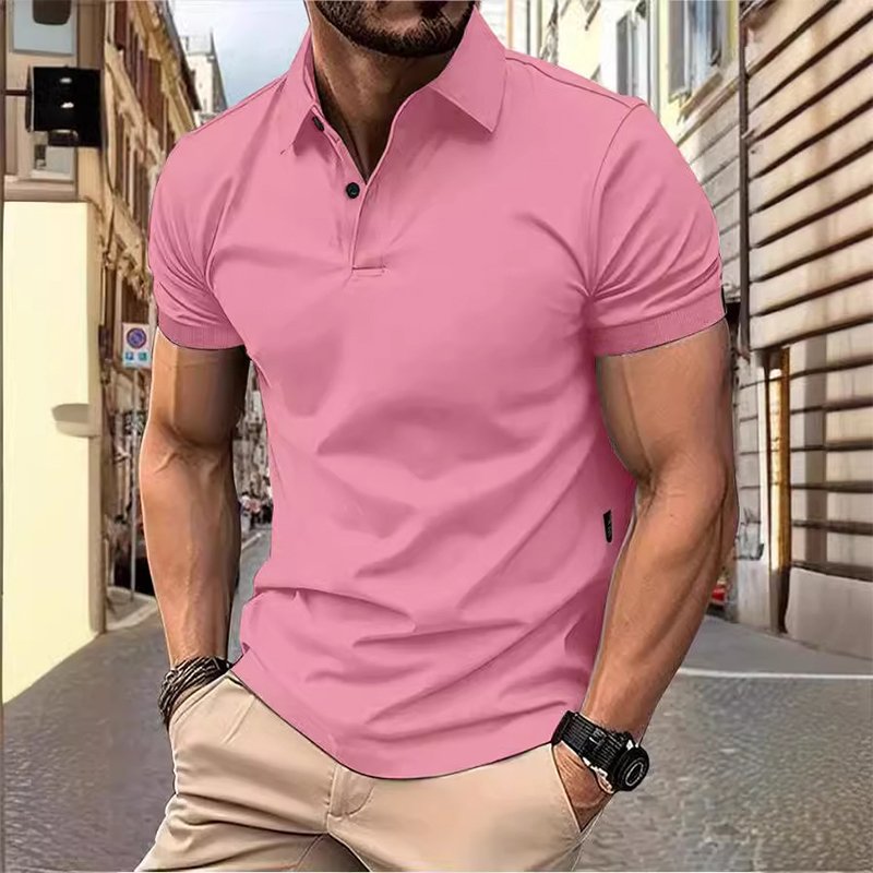 High Quality Regular-Fit Quick-Dry Embroidered Cotton Bamboo Fabric Breathable Casual Styles for Summer Men's Golf Polo Shirt