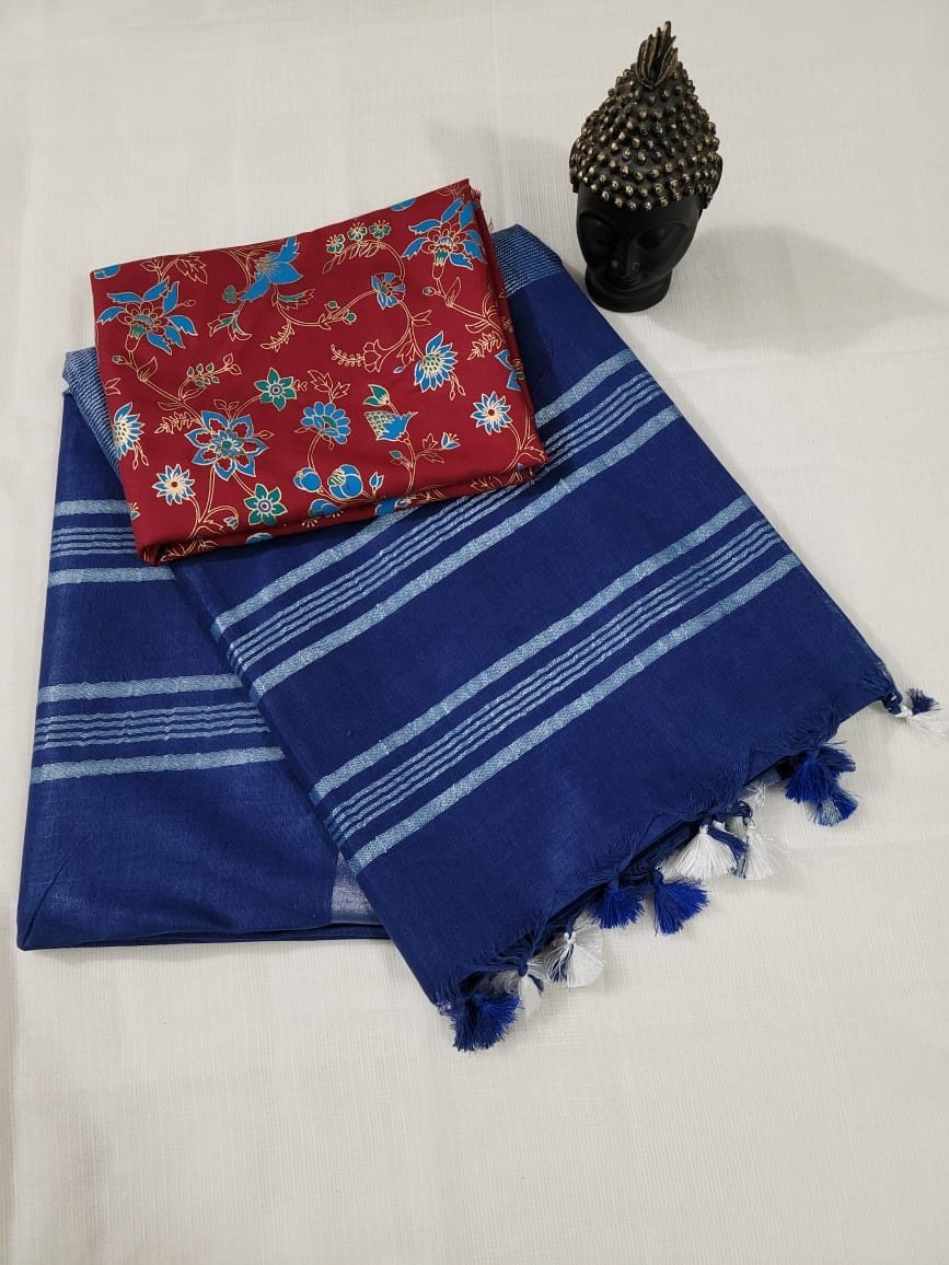 Handmade Pure Silk Saree Handwoven Handprinted Indian Pakistani Style Wedding Casual Wear Dress Net Fabric High Quality Export
