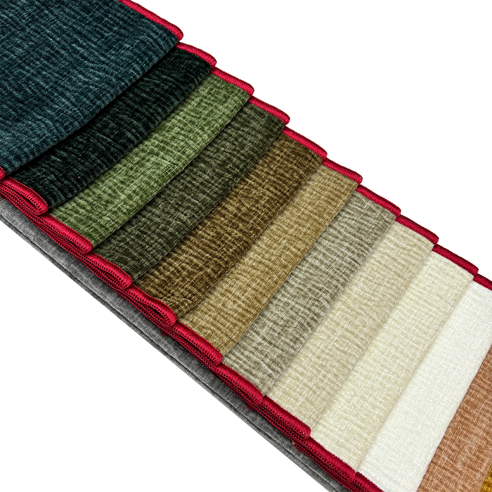 Weipai 2024 Best Waterproof Abrasion-resistant 430gsm 143cm Pile Stock Chenille Curtain fabric