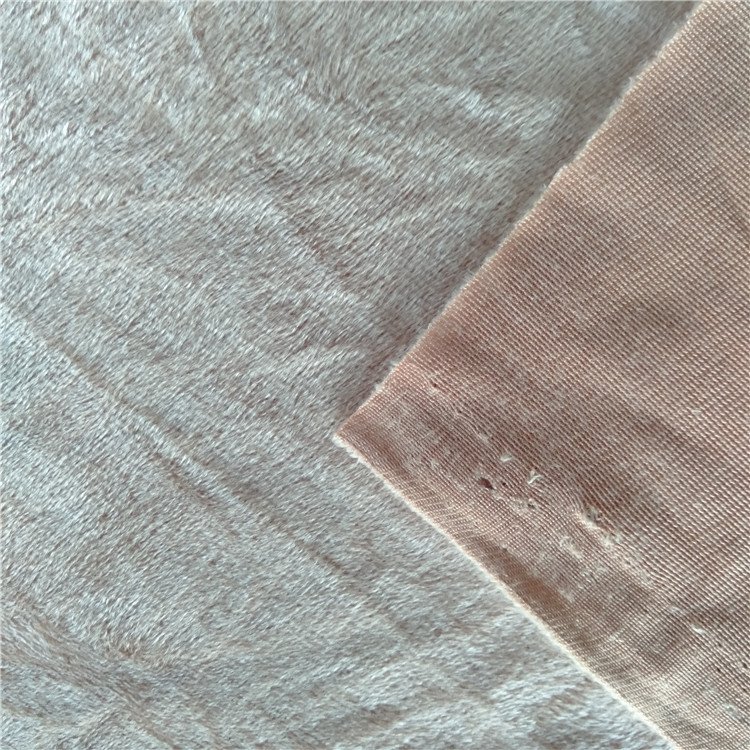 2023 Poly/velvet Velvet Knitted 100% Polyester Plain Dingxin Wool Blanket Tricot Velour Fabric Super Soft Crystal YARN DYED 72F