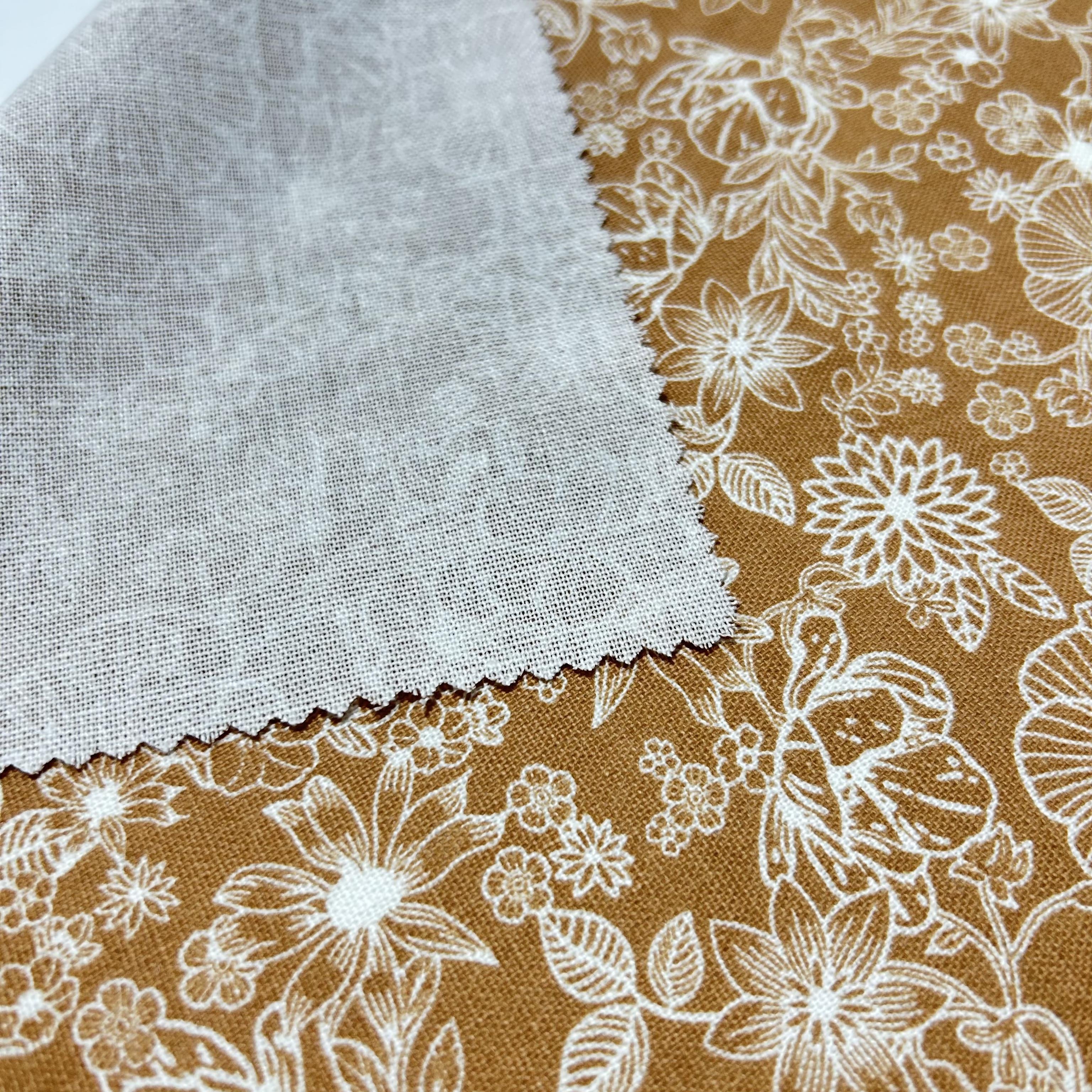 New plain flax 10*10 Printing with air washed rayon viscose blended polyester fibre shirt polyester linen fabric