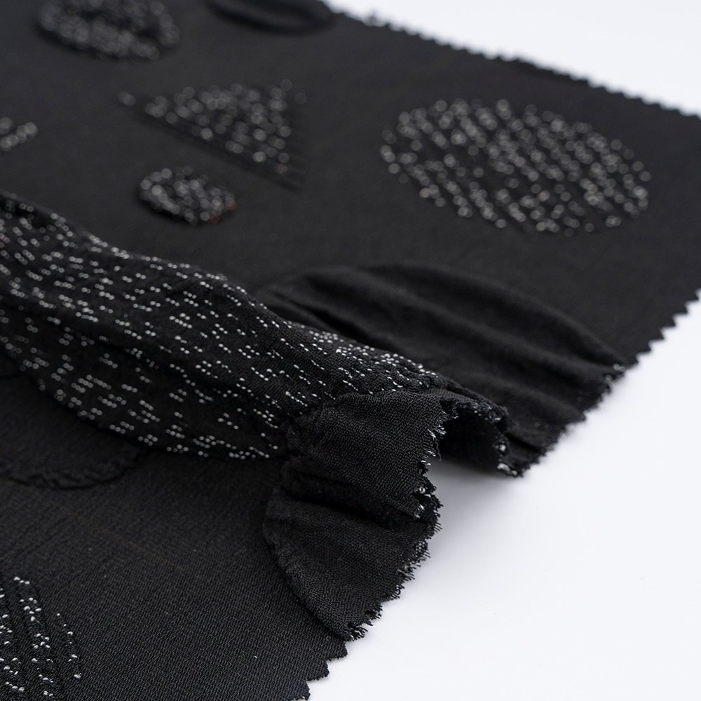 China factory sale abaya fabric uniquely designed jacquard skirt fabric