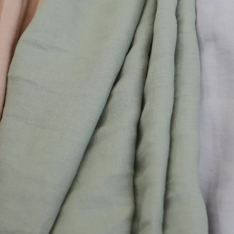 Wholesale French flax 280cm wide width home textile fabric for bed sheet RTS 100% washed linen bedding fabric