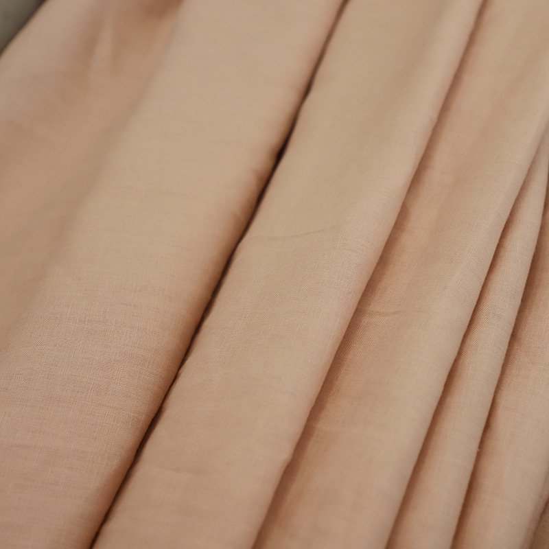Wholesale French flax 280cm wide width home textile fabric for bed sheet RTS 100% washed linen bedding fabric