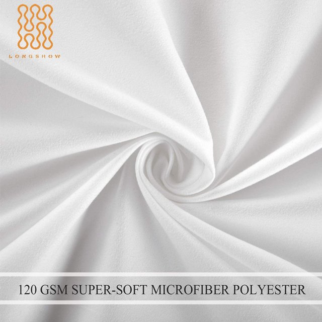 Wholesale USA hot sale hotel sheet 120g 100% polyester microfiber white hotel bed flat sheet and fitted sheet
