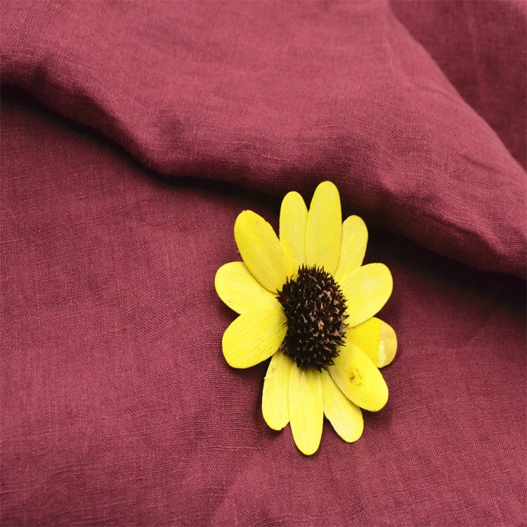 Waist, T-shirt, Dress, Decoration, Cushion, Business Suit, Pants using washed colors Linen fabrics