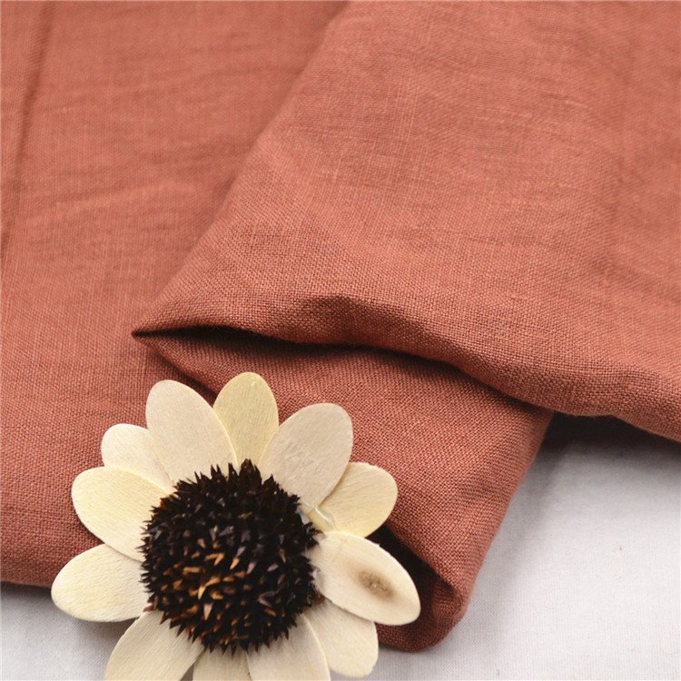 Waist, T-shirt, Dress, Decoration, Cushion, Business Suit, Pants using washed colors Linen fabrics