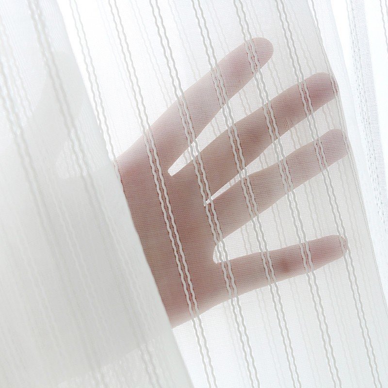 Turkish Cheap Price 2022 Upholstery Modern Polyester Window White Sheer Curtain Fabric