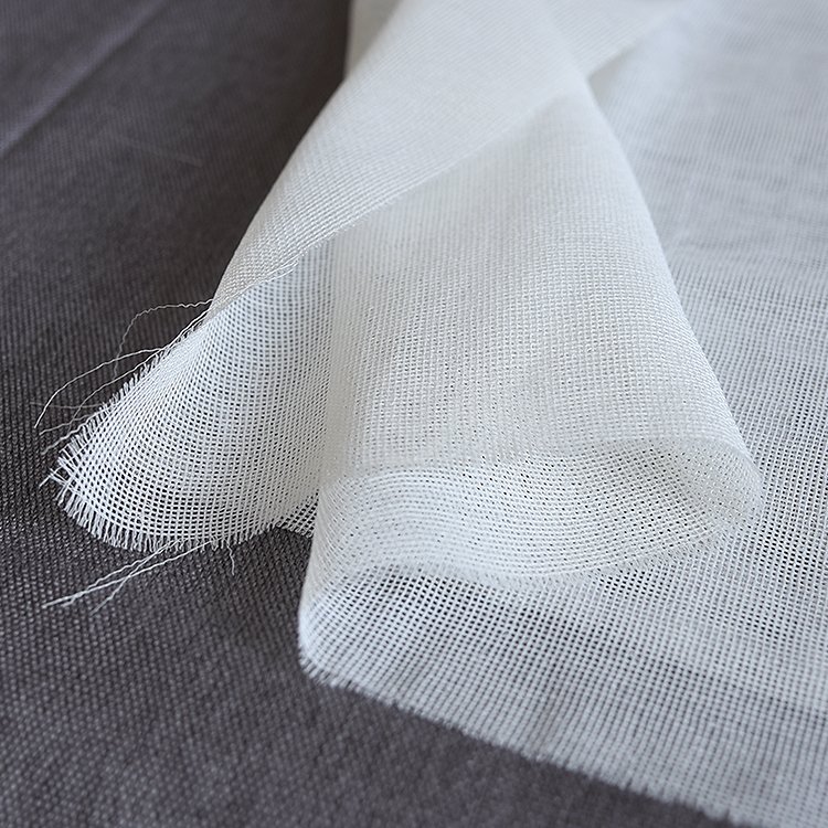 Factory Sale 100% Polyester Transparent Sheer Flame Retardant Fabric Mesh Fabric For Curtain