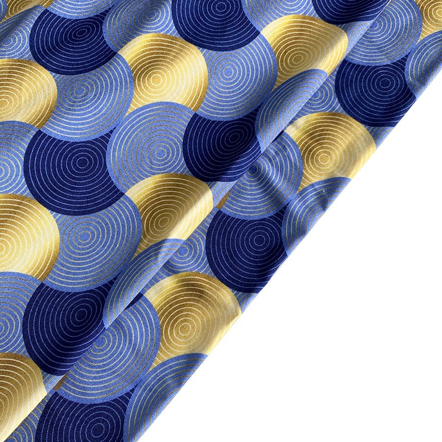 High Quality custom digital Print bamboo lycra knitted fabric