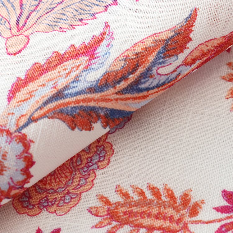Custom Skin-friendly 100% Linen Textile Fabric Printed Floral Breathable Linen Linen Fabric for Shirt Poplin Fabric Woven Plain