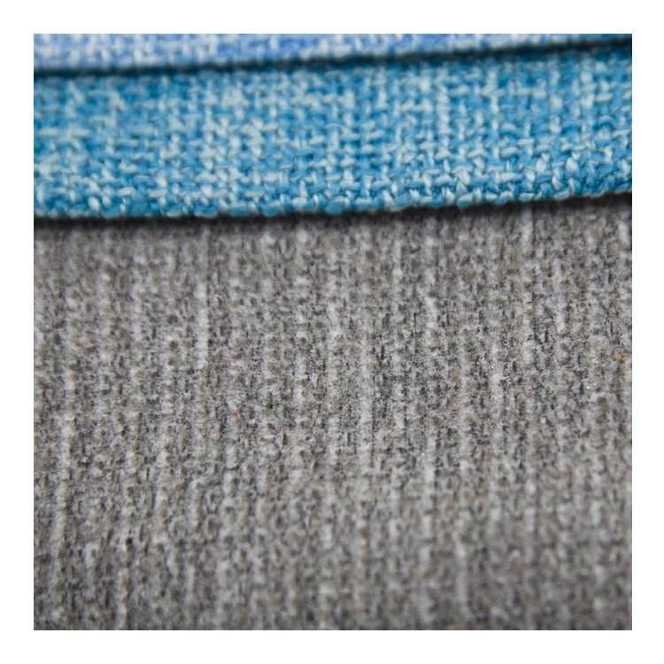 Office furniture upholstery poly linen fabrics for sofa curtain