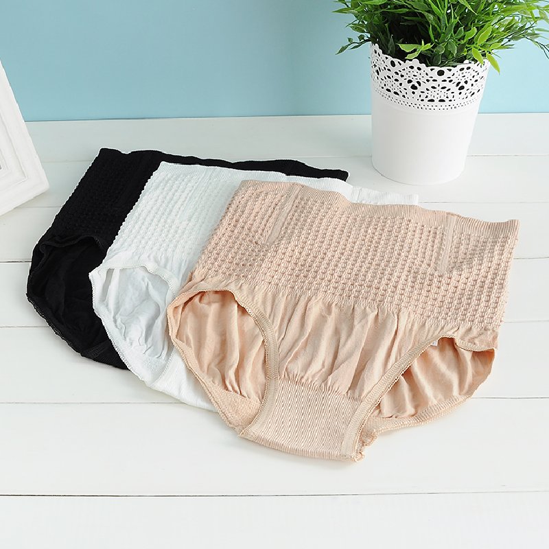 Bamboo Shapewear - Seamless High Waist Tummy Control Panties for Women