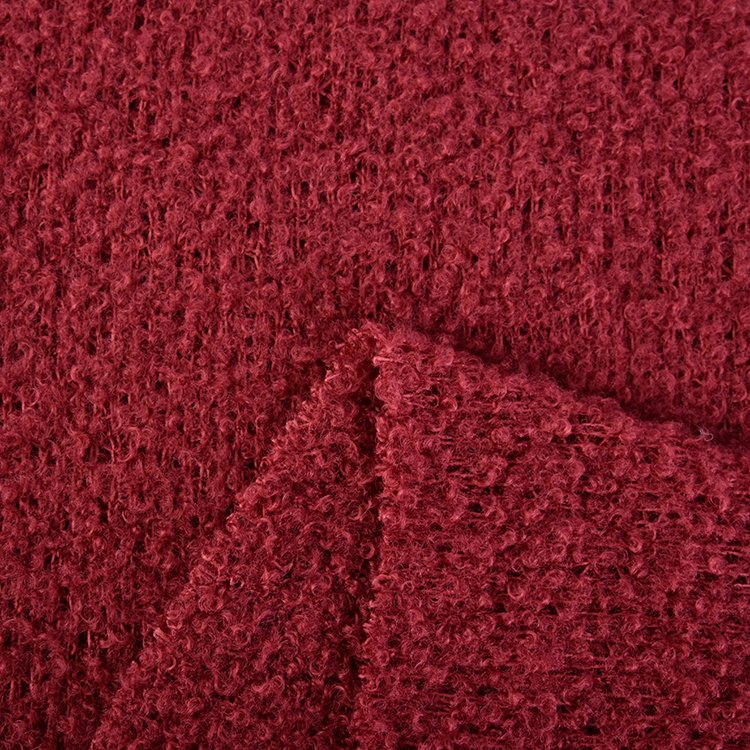 High Quality Dyed Soft Plain Knitting Lightweight 100% Polyester Yarn Fabrics for Sleepwear