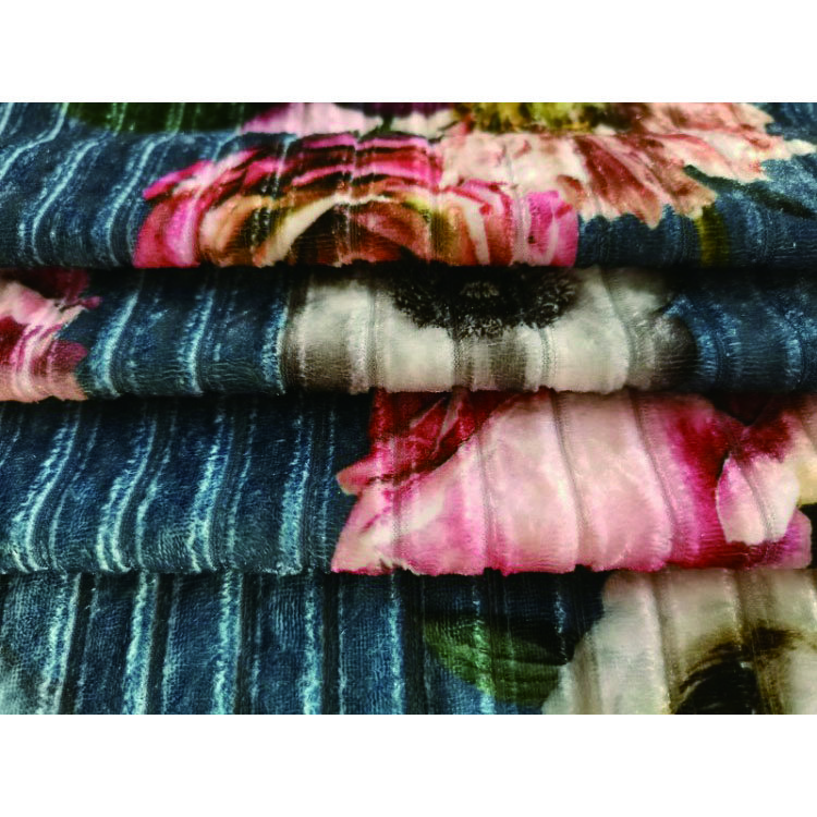 Hejin Factory Custom High Quality Woven Pumping Stretch Jacquard Burnout Velvet Metallic Yarn Fabric for Women Clothing