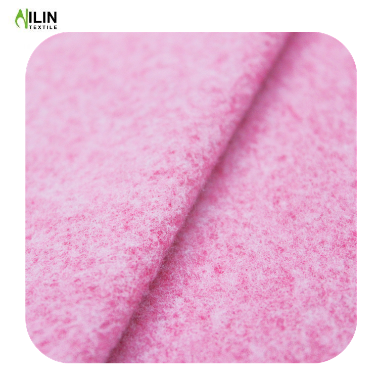 100% polyester cationic one side brush fleece fabric for uniform