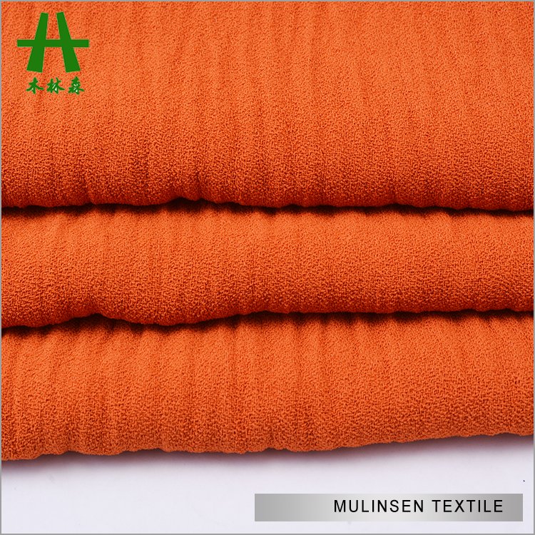 Mulinsen Textile 100%Polyester CEY Four Way Strech Crepe Fabric