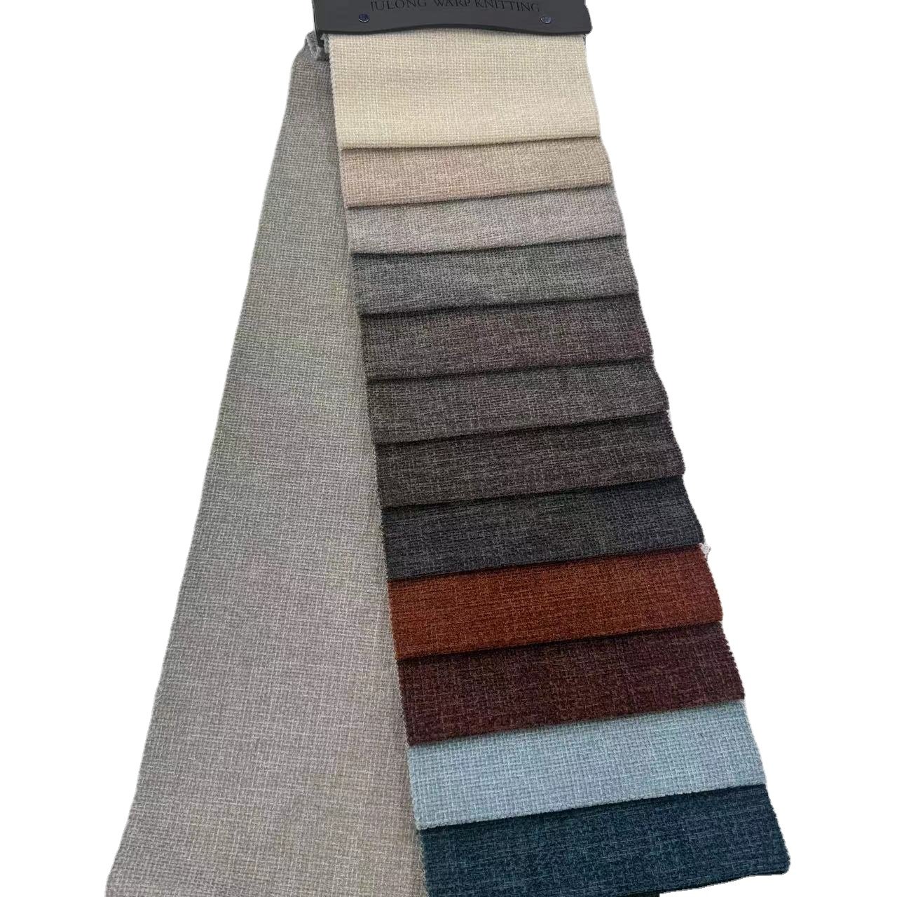 JL6231 - polyester home textile sofa fabric for plain Comfortable Warm Upholstery Pillow linen curtain fabrics For Home