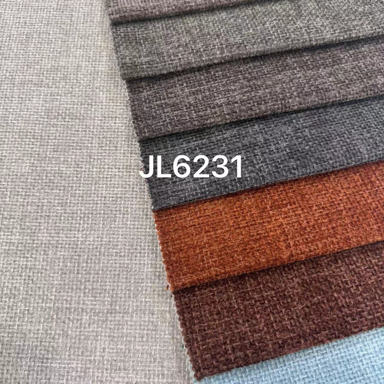 JL6231 - polyester home textile sofa fabric for plain Comfortable Warm Upholstery Pillow linen curtain fabrics For Home