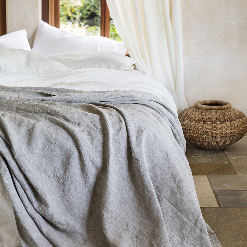 All size customizable Luxury Linen Bedding set size linen summer cover Luxury fabric French natural flax duvet cover set hotel