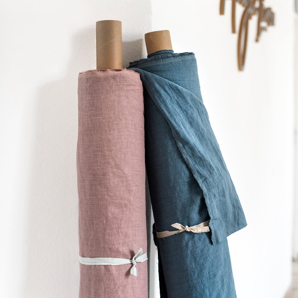 High density natural material linen fabric for spring and summer clothing with high performance