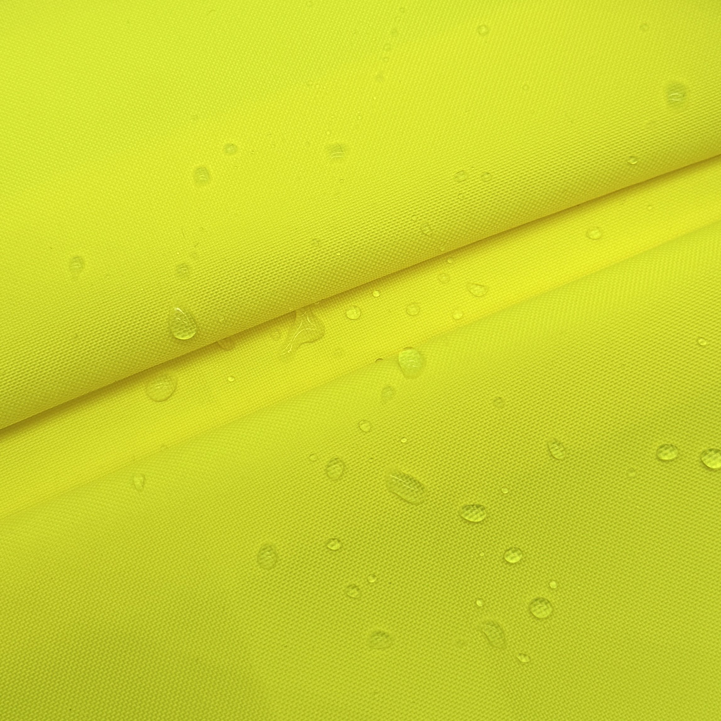 Cheap yellow safe outdoor crepe work fabric 100% polyester oxford 300D fabric with parka rain coat