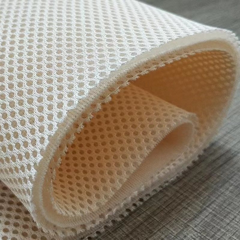 Air Mesh Fabric for Office Chair Car Seat Shoes Jiangsu Velour Car Upholstery Fabric Soft 3D Plaid Spacer Sandwich Polyester