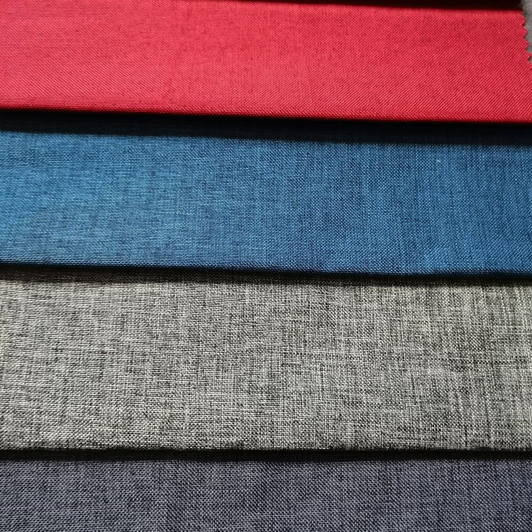 Home Textile Linen Like Sofa Fabric Linen Polyester Sofa Fabric Imitation Faux Linen