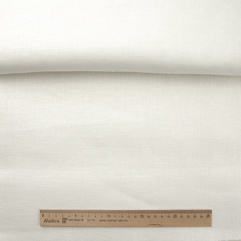 Wholesale 280 GSM 100% Linen Woven Twill Weave Herringbone Fabric Breathable Organic Natural Printed Shirt Clothes in Rolls