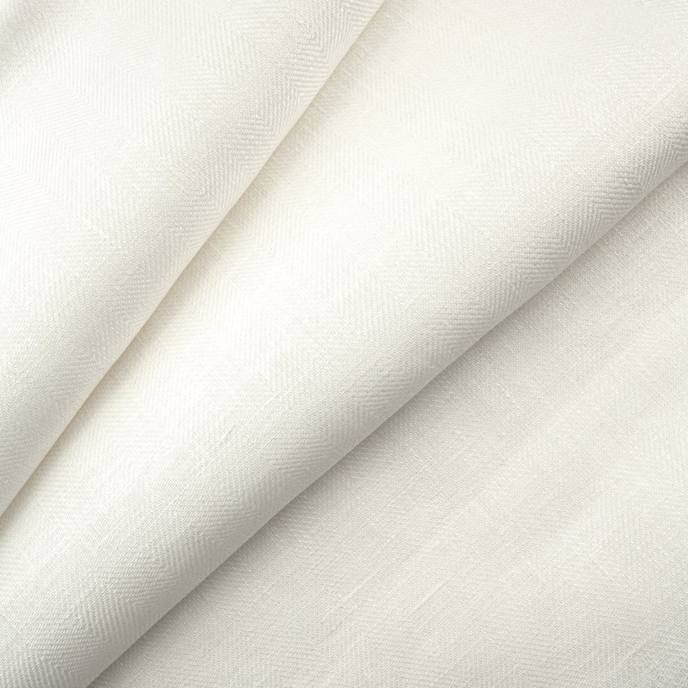 Wholesale 280 GSM 100% Linen Woven Twill Weave Herringbone Fabric Breathable Organic Natural Printed Shirt Clothes in Rolls