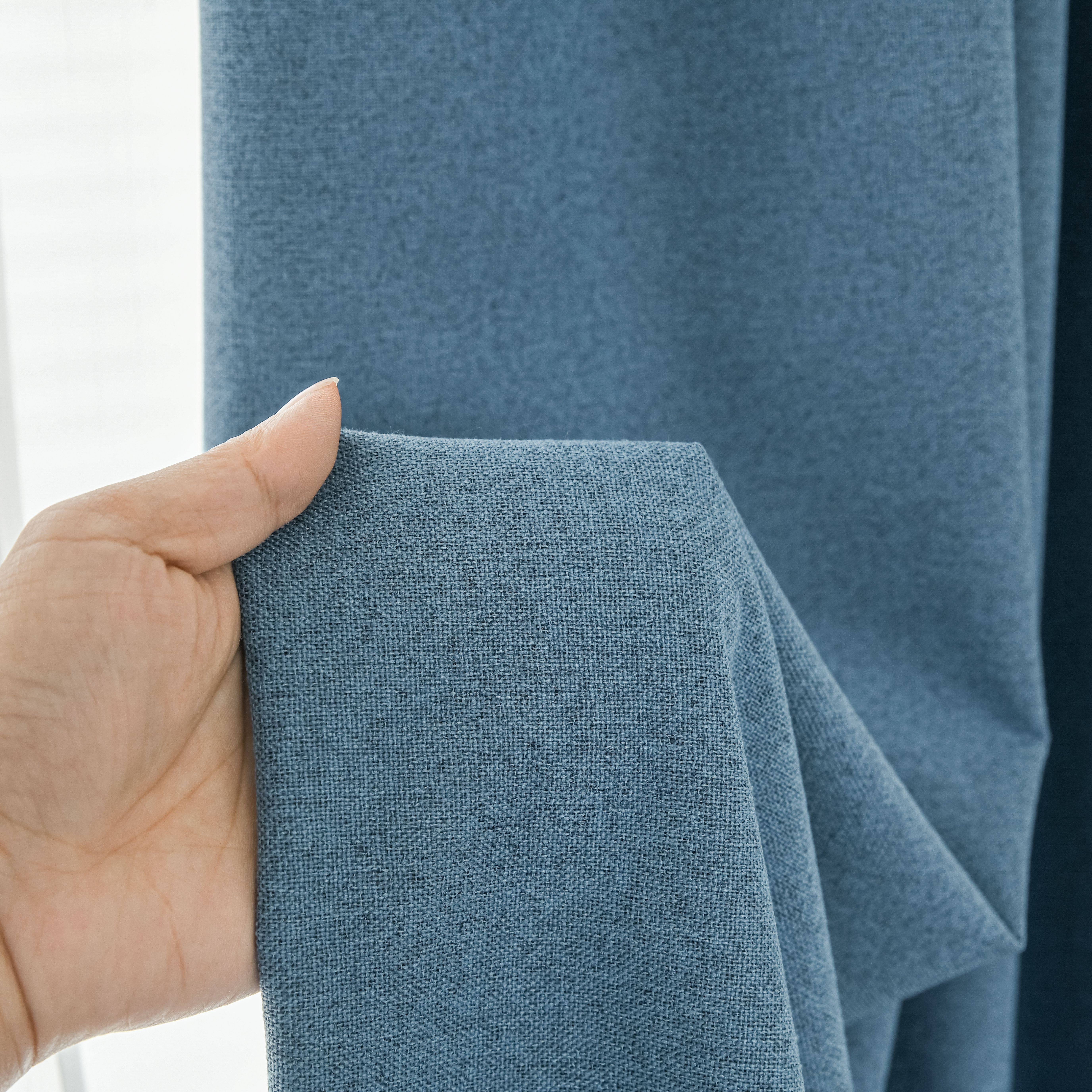 OY6 280cm Full Blackout Curtain 100% Polyester Suede Fabric TPU Laminated Technique Home Use Woven Knitted Style Plain Style