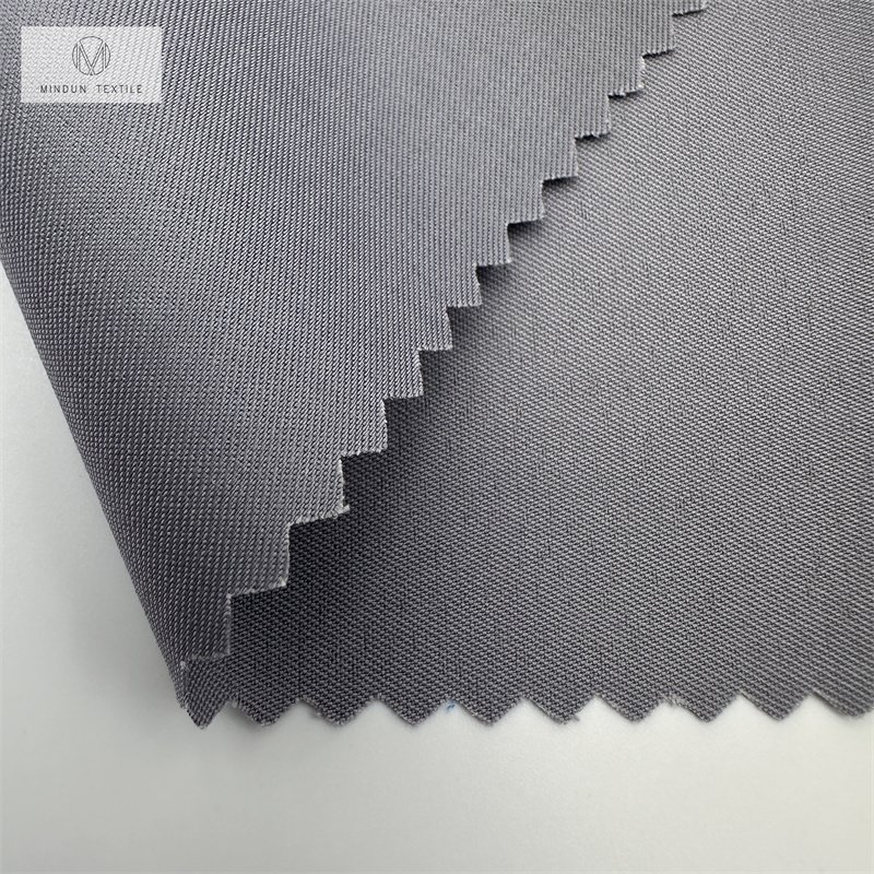 Mindun Ready Goods Colours Woven Twill Breathable Soft Bamboo Polyester Spandex Fabric