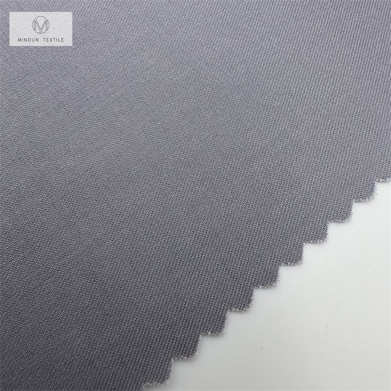 Mindun Ready Goods Colours Woven Twill Breathable Soft Bamboo Polyester Spandex Fabric